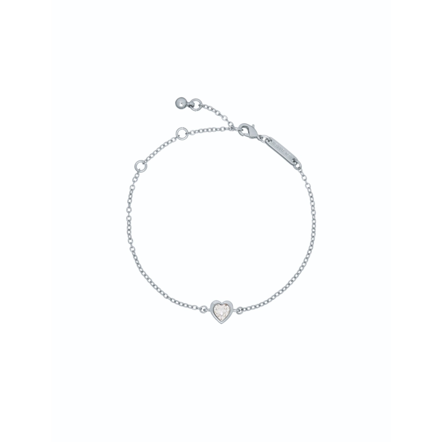 HANSAA: Crystal Heart Adjustable Bracelet TBJ3178-01-02 – HANSAA: Crystal Heart Adjustable Bracelet TBJ3178-01-02 by