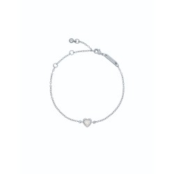 HANSAA: Crystal Heart Adjustable Bracelet TBJ3178-01-02