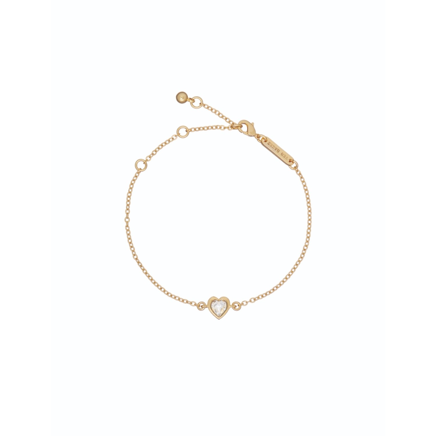 HANSAA: Crystal Heart Adjustable Bracelet TBJ3178-02-02 – HANSAA: Crystal Heart Adjustable Bracelet TBJ3178-02-02 by