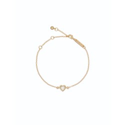 HANSAA: Crystal Heart Adjustable Bracelet TBJ3178-02-02