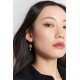Karen Walker Sun and Moon Pearl Drop Earrings in sterling silver with freshwater pearls