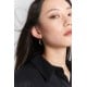 Karen Walker Sterling Silver Sun & Moon Hoops Karen Walker Sun and Moon Hoop Earrings in sterling silver mismatched celestial design