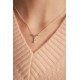 Karen Walker Sterling Silver Pearl Bow Necklace Karen Walker Pearl Bow Necklace in sterling silver with freshwater pearl drop