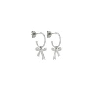 Karen Walker Bow Hoop Earrings