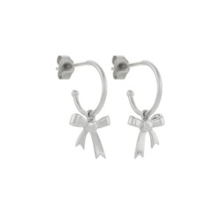 Karen Walker Bow Hoop Earrings