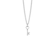 Karen Walker Monogram Key Necklace 45cm