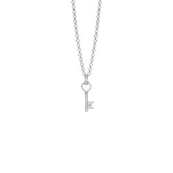 Karen Walker Monogram Key Necklace 45cm