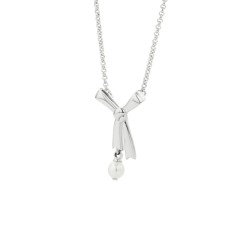 Karen Walker Pearl Bow Necklace 45cm