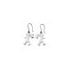 Karen Walker Sterling Silver Runaway Girl Earrings Karen Walker Runaway Girl Earrings in sterling silver iconic motif design