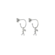 Karen Walker Runaway Girl Hoop Earrings