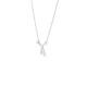 Karen Walker Sterling Silver Small Bow Necklace Karen Walker Small Bow Necklace in sterling silver minimalist bow pendant