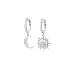 Karen Walker Sun & Moon Hoop