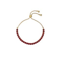 MELRAH: Crystal Adjustable Tennis Bracelet  TBJ2968-02-15