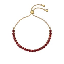 MELRAH: Crystal Adjustable Tennis Bracelet  TBJ2968-02-15