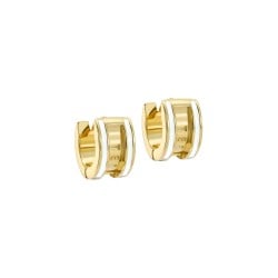  ROLO: Classic Colour Enamel Roll Huggie Earrings TBJ4162-02-08