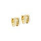 HAN: Crystal Heart Stud Earrings TBJ1654-01-02 by