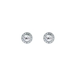  SOLETIA: Solitaire Sparkle Crystal Stud Earrings TBJ3999-01-02