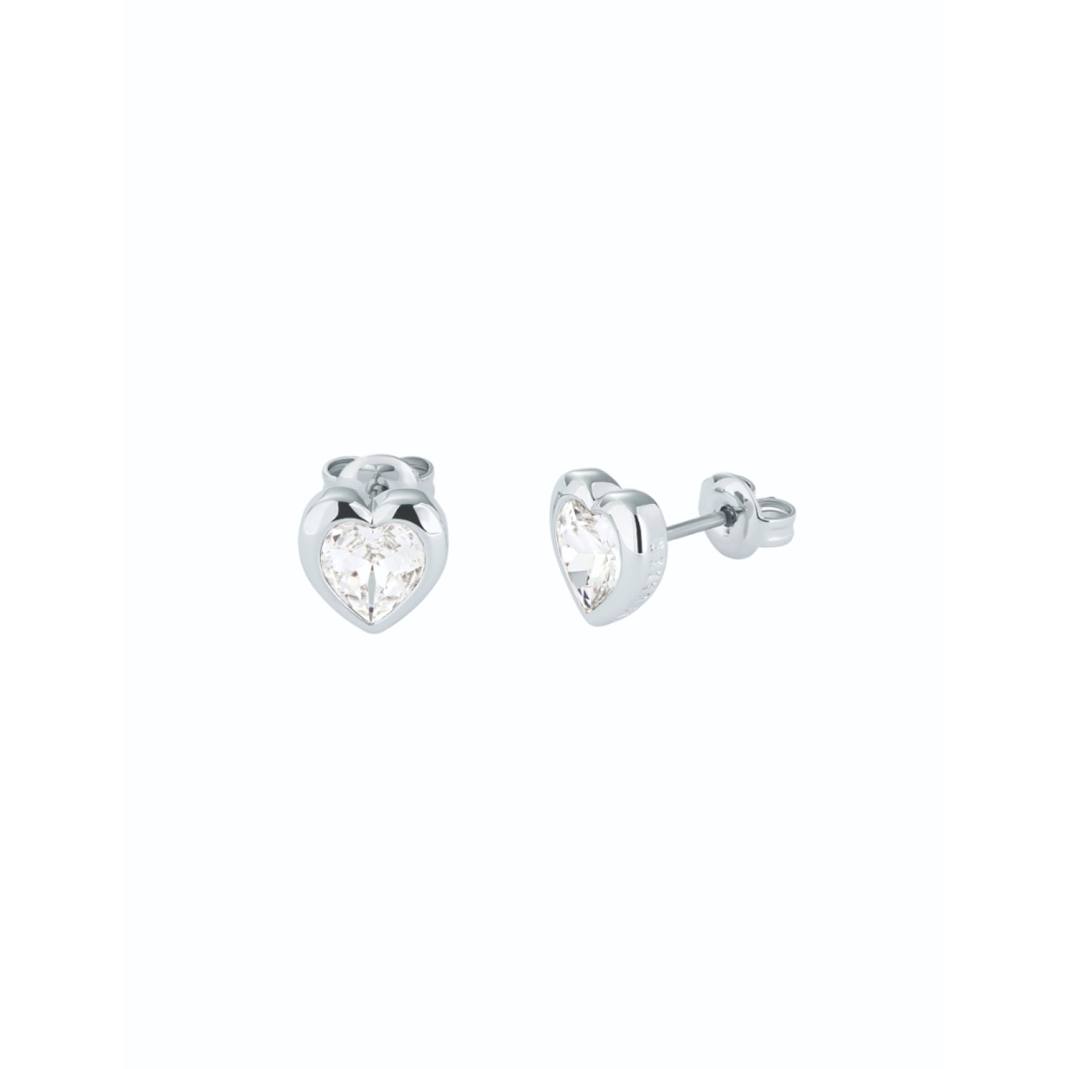 HAN: Crystal Heart Stud Earrings TBJ1654-01-02 by