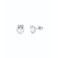  HAN: Crystal Heart Stud Earrings TBJ1654-01-02