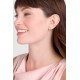 HAN: Crystal Heart Stud Earrings TBJ1654-02-02 by
