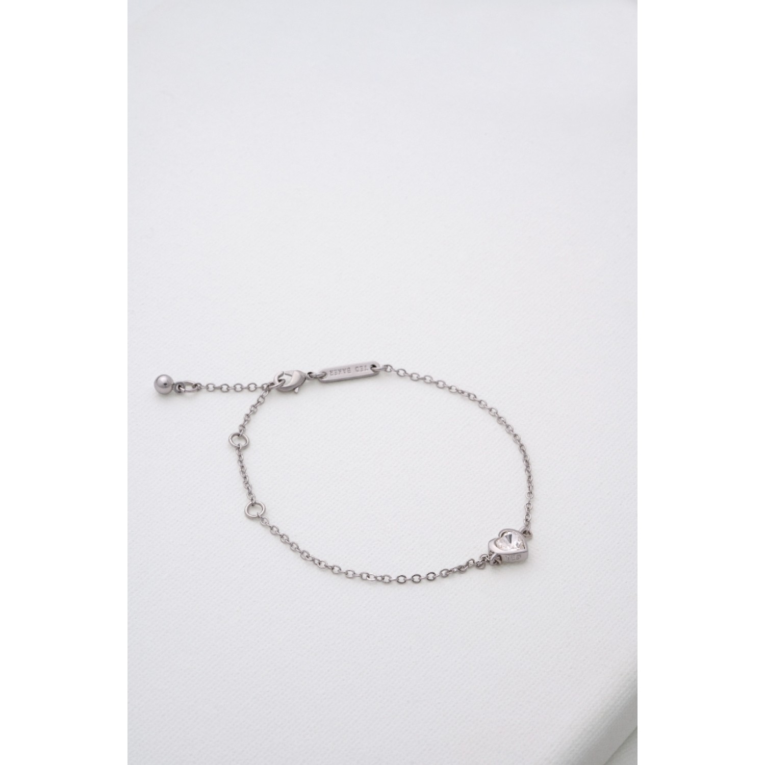 HANSAA: Crystal Heart Adjustable Bracelet TBJ3178-01-02 – HANSAA: Crystal Heart Adjustable Bracelet TBJ3178-01-02 by