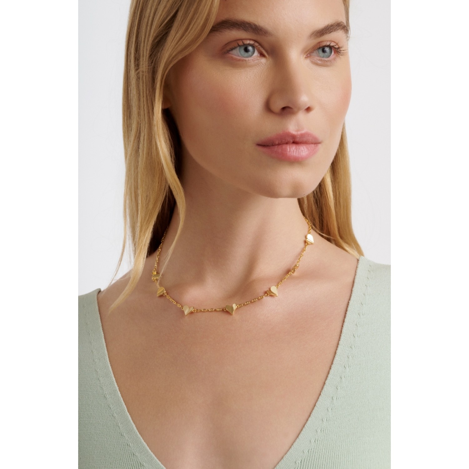 HELENA: Flutter Heart Necklace TBJ4020-02-03 – HELENA: Flutter Heart Necklace TBJ4020-02-03 by