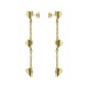 HELIN: Flutter Heart Drop Earrings TBJ4024-02-03 by