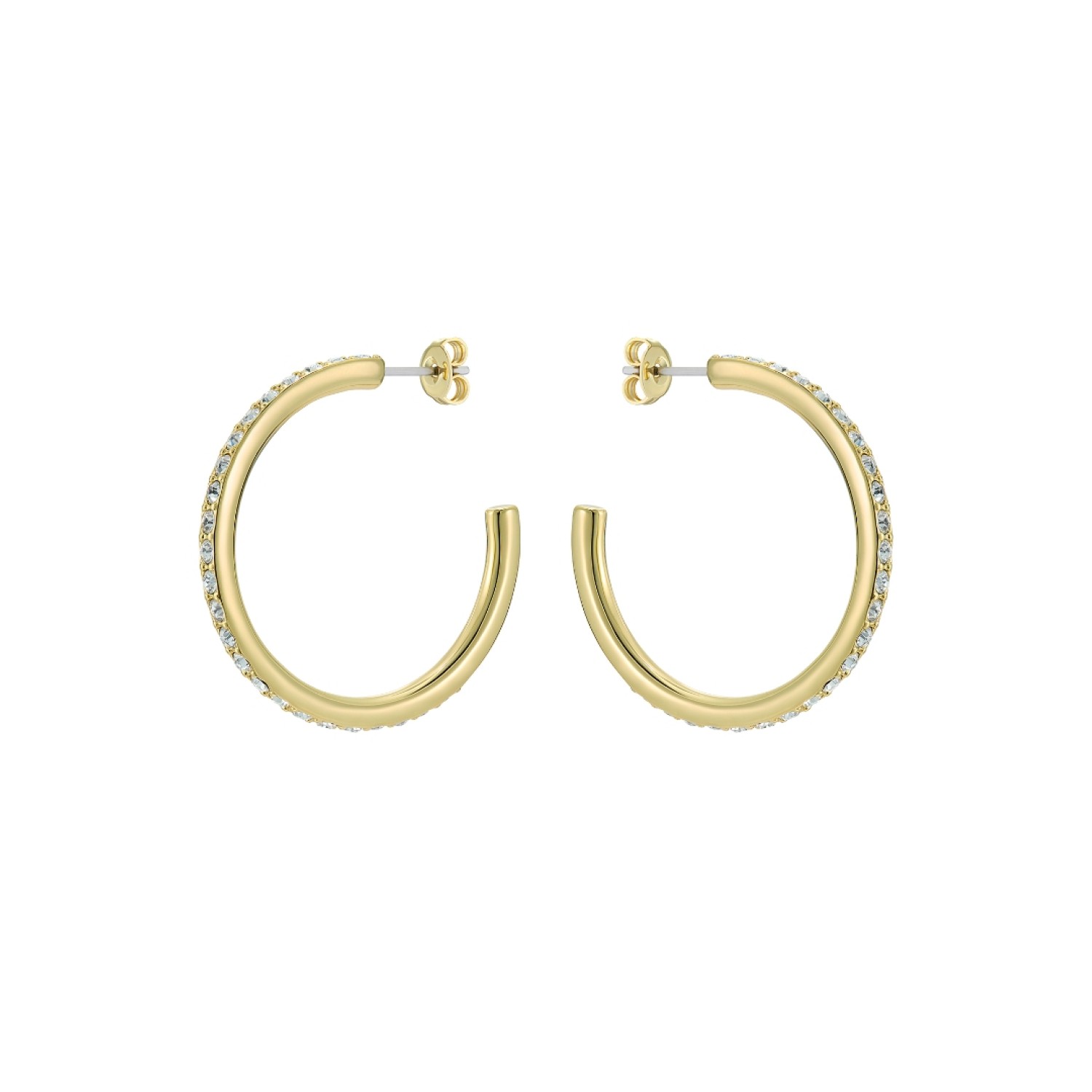 CLANCI: Medium Crystal Hoop Earrings TBJ3999-01-02 – CLANCI: Medium Crystal Hoop Earrings TBJ3999-01-02 by
