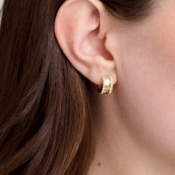 Ted Baker ROSY Crystal Roll Huggie Earrings | TBJ4085-02-02
