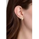 ROSY: Crystal Roll Huggie Earrings TBJ4085-02-02 ROSY: Crystal Roll Huggie Earrings TBJ4085-02-02 by