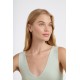 HAN: Crystal Heart Stud Earrings TBJ1654-01-02 by