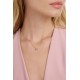 BLAIRE: Mini Metal Bow Pendant Necklace TBJ4156-01-03 by