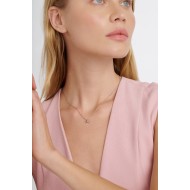  BLAIRE: Mini Metal Bow Pendant Necklace TBJ4156-01-03