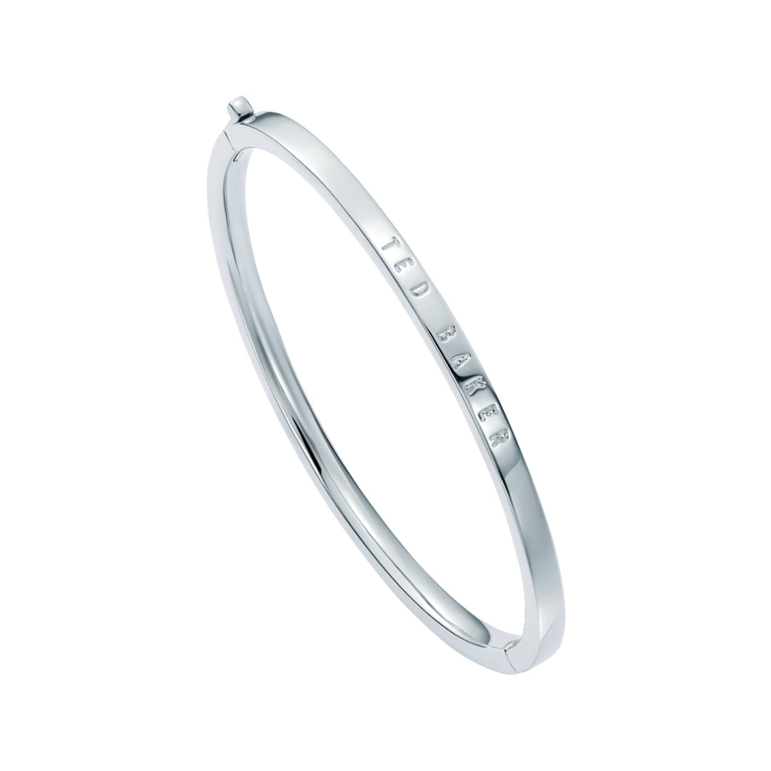 CHRISHELL: Logo Slim Bangle Bracelet TBJ4156-01-03 CHRISHELL: Logo Slim Bangle Bracelet TBJ4156-01-03 by
