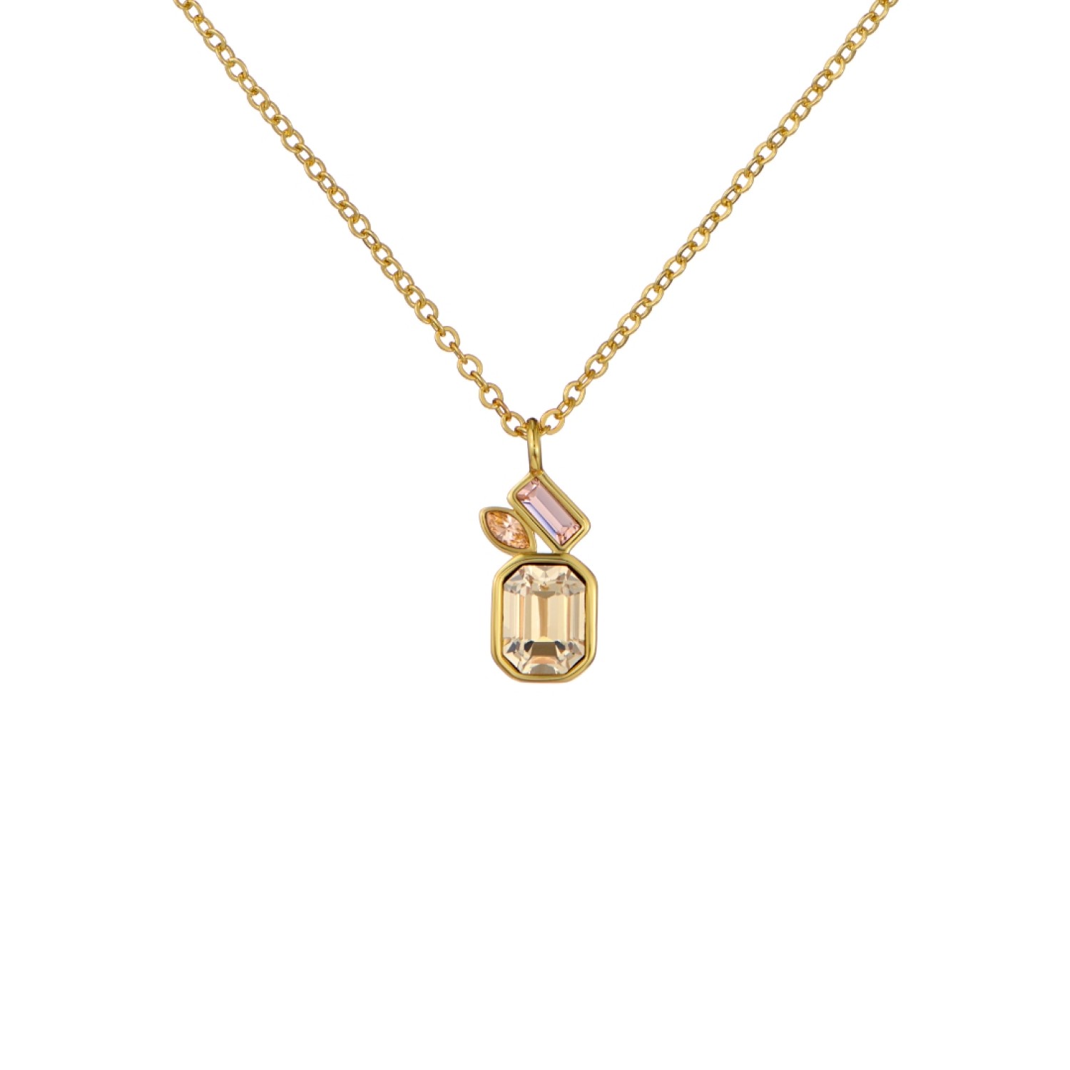 MILEY: Crystal Cluster Pendant TBJ4215-02-453 MILEY: Crystal Cluster Pendant TBJ4215-02-453 by