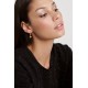 SINA: Star Charm Crystal Huggie Earrings TBJ4267-02-02 SINA: Star Charm Crystal Huggie Earrings TBJ4267-02-02 by