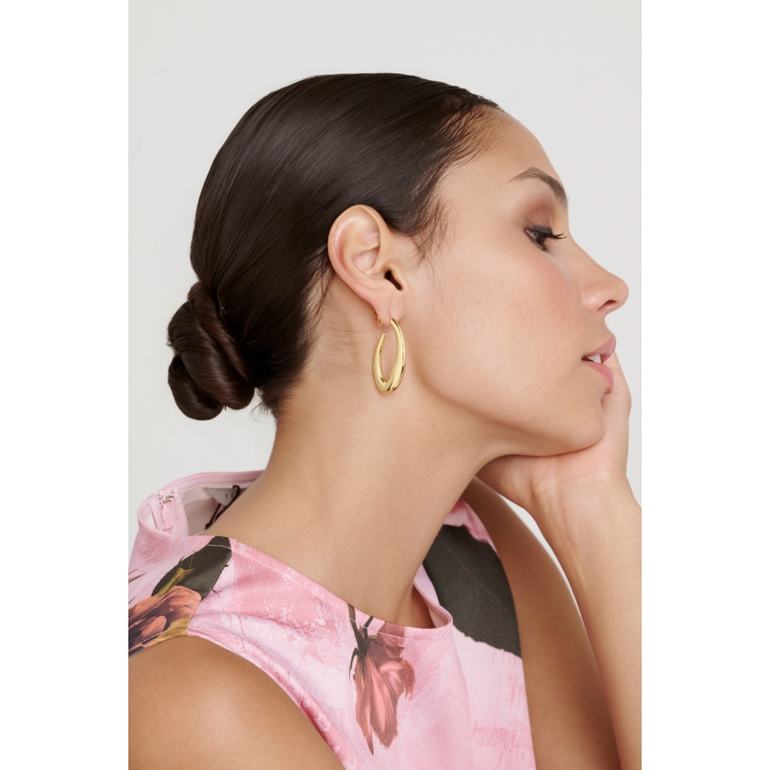SYDNEY: Smooth Link Hoop Earrings TBJ4284-02-03 SYDNEY: Smooth Link Hoop Earrings TBJ4284-02-03 by