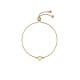 Ted Baker MELRAH crystal adjustable tennis bracelet in polished finish with sparkling stones