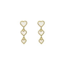 Ted Baker SIA Pearl Shimmer Heart Drop Earrings | TBJ4243-02-426