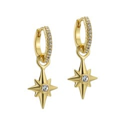 Ted Baker SINA Star Charm Crystal Huggie Earrings | TBJ4267-02-02