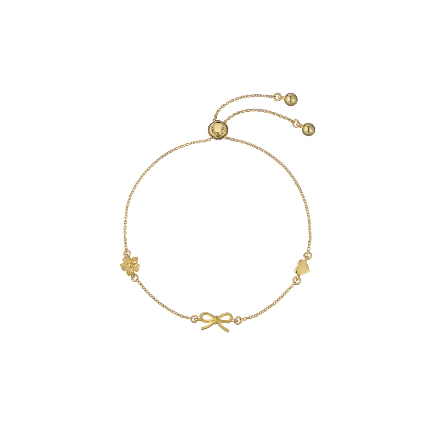 ILONA: Mini Icons Adjustable Bracelet TBJ4155-02-03 by