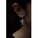 Karen Walker Sterling Silver Runaway Girl Earrings Karen Walker Runaway Girl Earrings in sterling silver iconic motif design