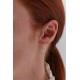 Karen Walker Sterling Silver Bow Hoop Earrings Karen Walker Bow Hoop Earrings in sterling silver with signature bow charm detail