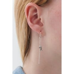 Karen Walker Runaway Girl Thread Earrings Karen Walker Runaway Girl Thread Earrings