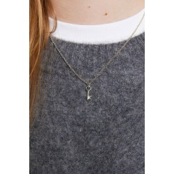 Karen Walker Monogram Key Necklace 45cm