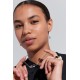 Karen Walker Runaway Safety Pin Necklace in sterling silver with freshwater pearl detail