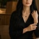 Georigini Midnight Velvet Black Agate Fairwater Pendent IE1187GB by Georigini