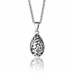 Evolve Silver Fern Pendant
