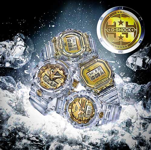 g shock ice gold