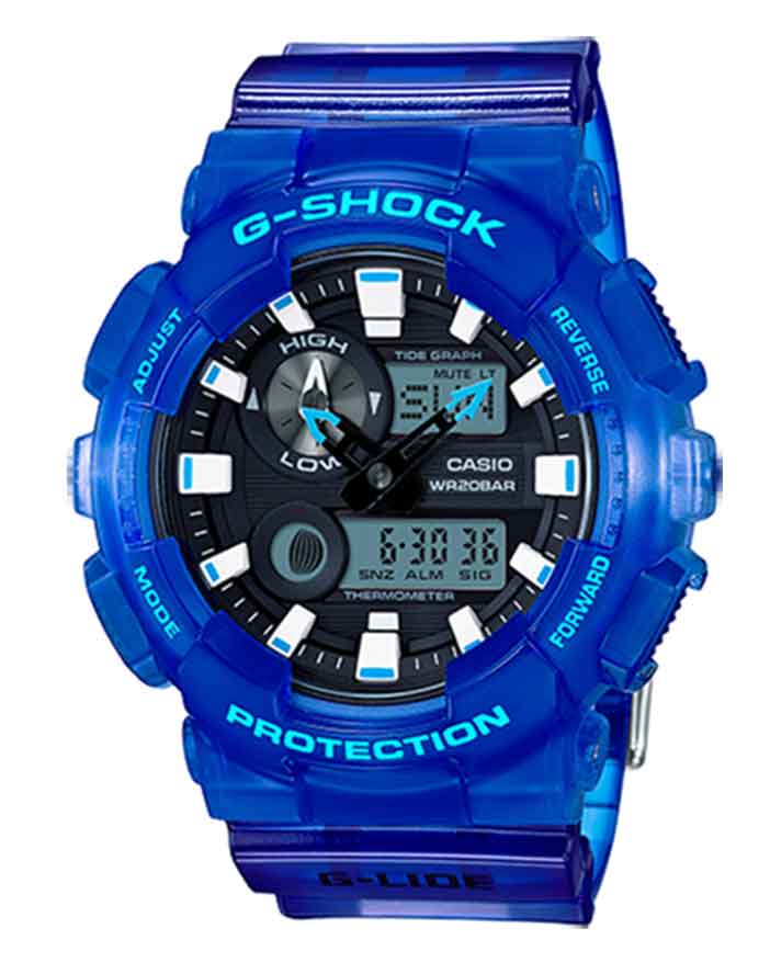 g shock tide graph